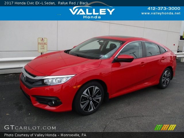 2017 Honda Civic EX-L Sedan in Rallye Red