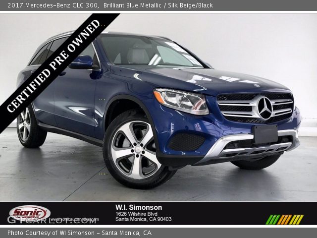 2017 Mercedes-Benz GLC 300 in Brilliant Blue Metallic