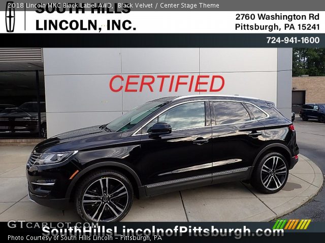 2018 Lincoln MKC Black Label AWD in Black Velvet