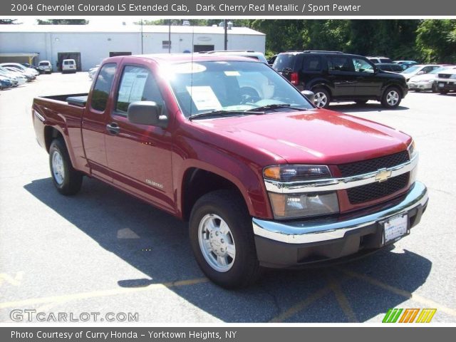 2004 Chevrolet Colorado LS Extended Cab in Dark Cherry Red Metallic