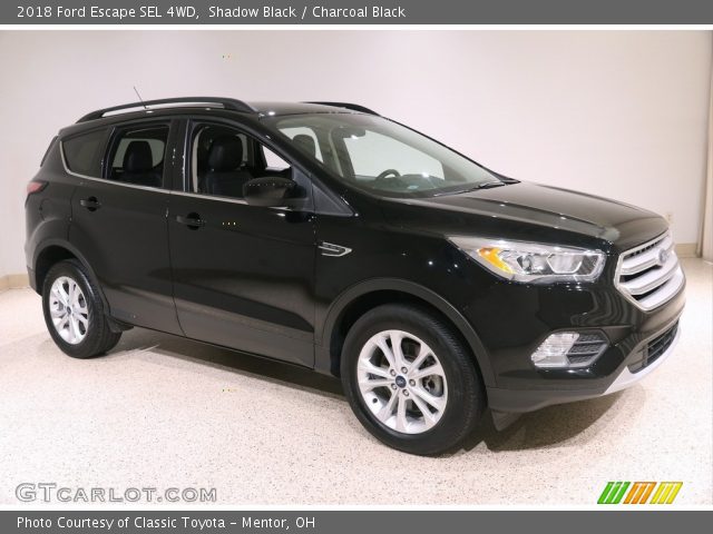 2018 Ford Escape SEL 4WD in Shadow Black