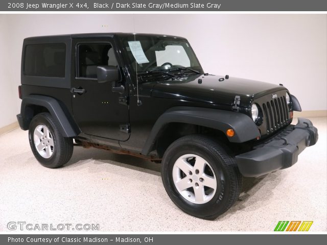 2008 Jeep Wrangler X 4x4 in Black