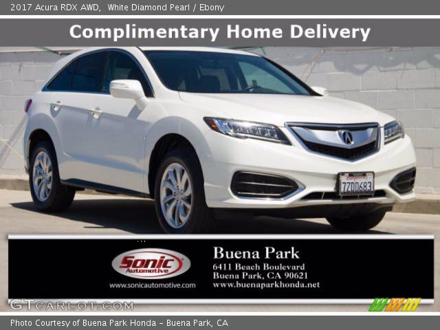 2017 Acura RDX AWD in White Diamond Pearl