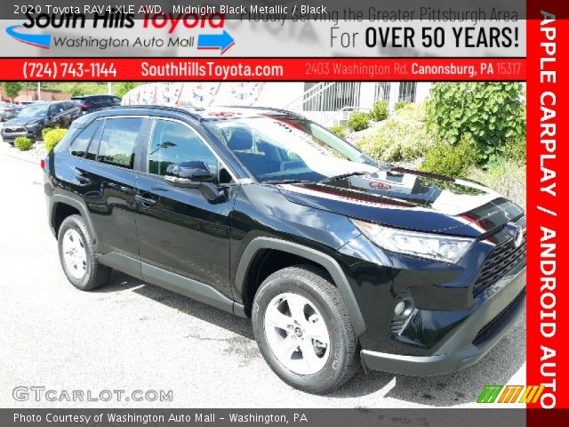 2020 Toyota RAV4 XLE AWD in Midnight Black Metallic