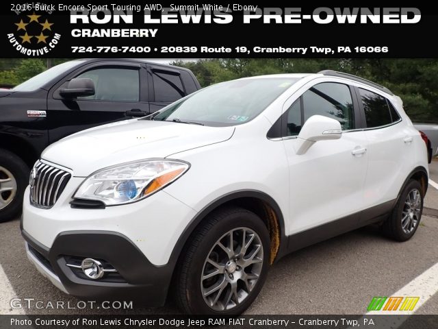 2016 Buick Encore Sport Touring AWD in Summit White