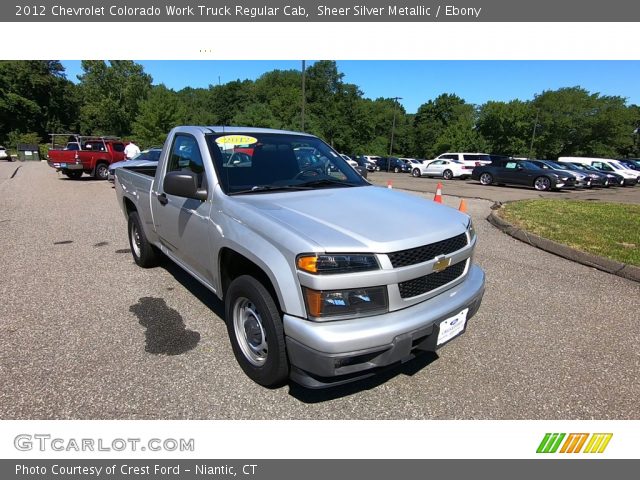 2012 Chevrolet Colorado Work Truck Regular Cab in Sheer Silver Metallic