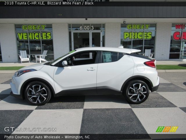 2018 Toyota C-HR XLE in Blizzard White Pearl