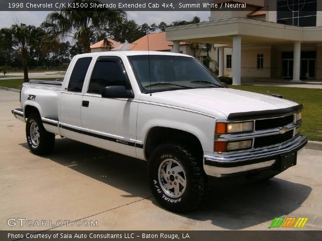 1998 Chevrolet C/K K1500 Silverado Extended Cab 4x4 in Summit White