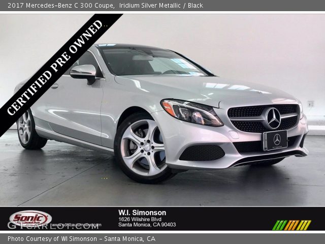 2017 Mercedes-Benz C 300 Coupe in Iridium Silver Metallic
