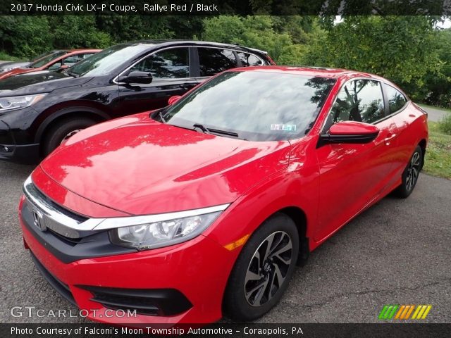 2017 Honda Civic LX-P Coupe in Rallye Red