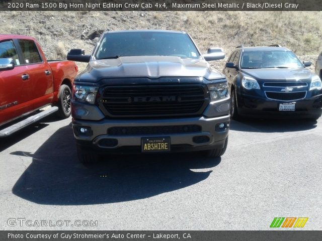 2020 Ram 1500 Big Horn Night Edition Crew Cab 4x4 in Maximum Steel Metallic