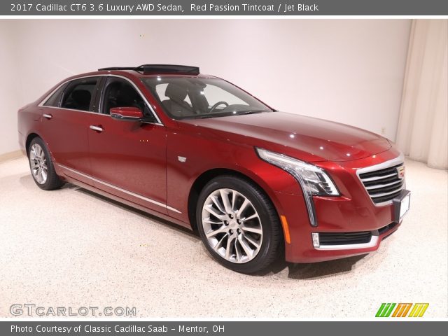 2017 Cadillac CT6 3.6 Luxury AWD Sedan in Red Passion Tintcoat