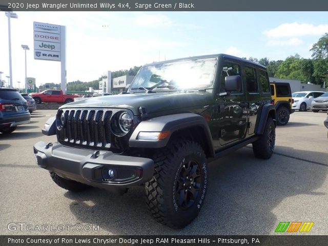 2020 Jeep Wrangler Unlimited Willys 4x4 in Sarge Green