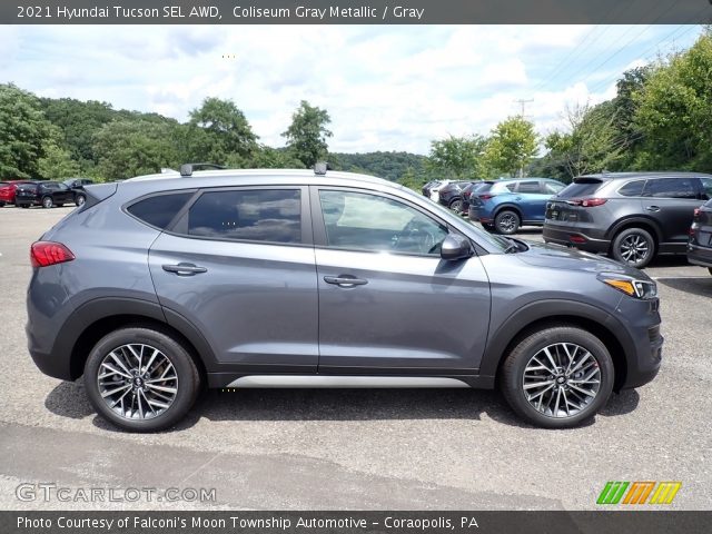 2021 Hyundai Tucson SEL AWD in Coliseum Gray Metallic