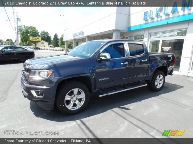 2018 Chevrolet Colorado Z71 Crew Cab 4x4 in Centennial Blue Metallic