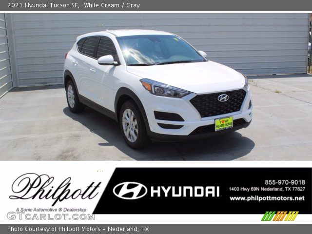 2021 Hyundai Tucson SE in White Cream