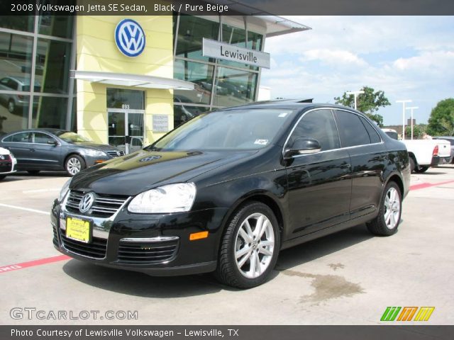 2008 Volkswagen Jetta SE Sedan in Black