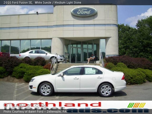 2010 Ford Fusion SE in White Suede