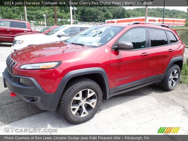 2014 Jeep Cherokee Trailhawk 4x4 in Deep Cherry Red Crystal Pearl