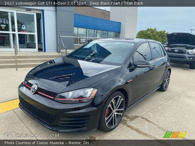 2017 Volkswagen Golf GTI 4-Door 2.0T Sport in Deep Black Pearl