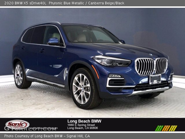 2020 BMW X5 sDrive40i in Phytonic Blue Metallic