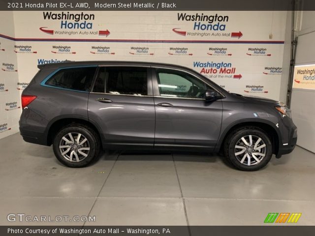 2021 Honda Pilot EX-L AWD in Modern Steel Metallic