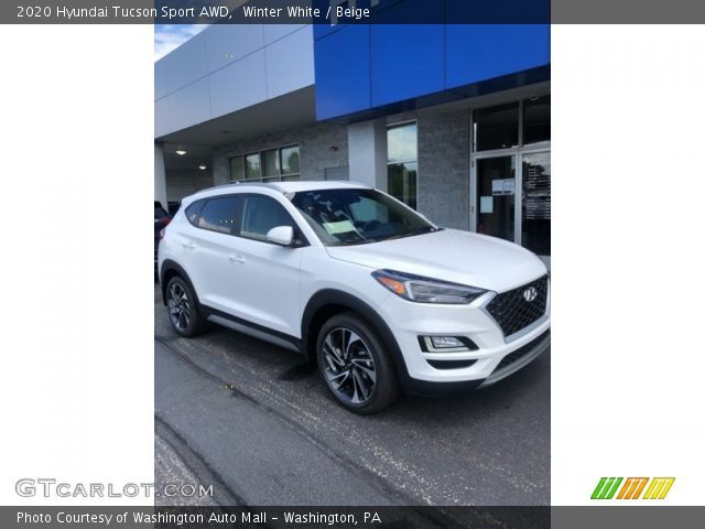 2020 Hyundai Tucson Sport AWD in Winter White
