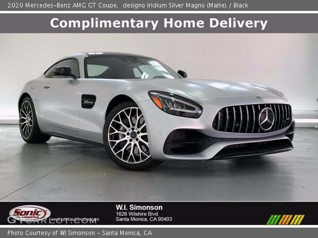 2020 Mercedes-Benz AMG GT Coupe in designo Iridium Silver Magno (Matte)