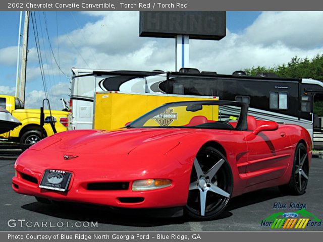 2002 Chevrolet Corvette Convertible in Torch Red