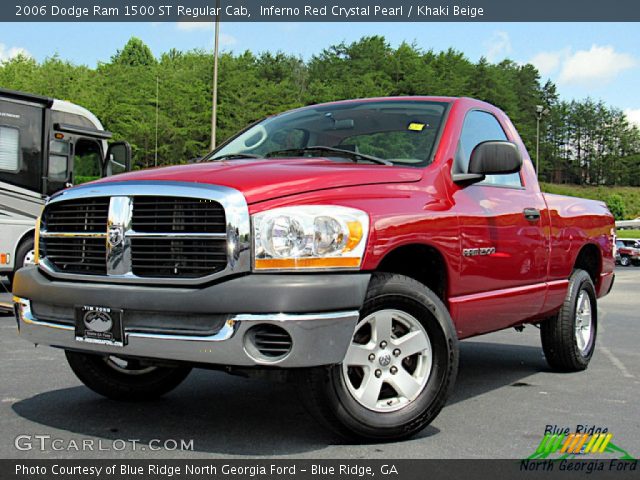 2006 Dodge Ram 1500 ST Regular Cab in Inferno Red Crystal Pearl