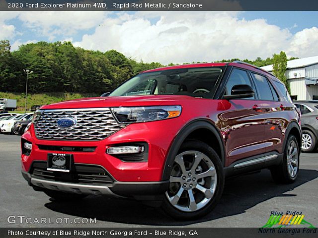 2020 Ford Explorer Platinum 4WD in Rapid Red Metallic