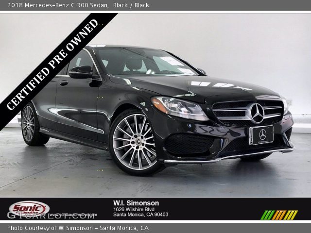 2018 Mercedes-Benz C 300 Sedan in Black