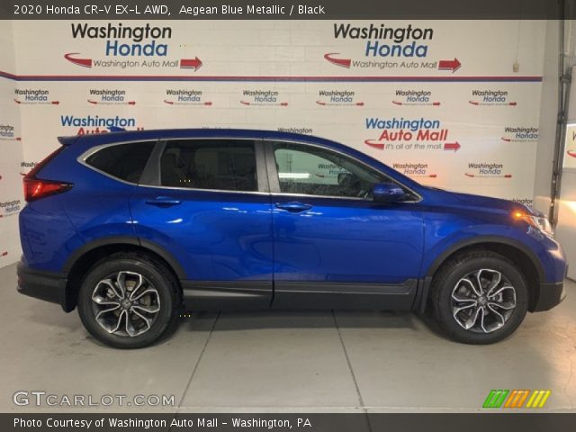2020 Honda CR-V EX-L AWD in Aegean Blue Metallic