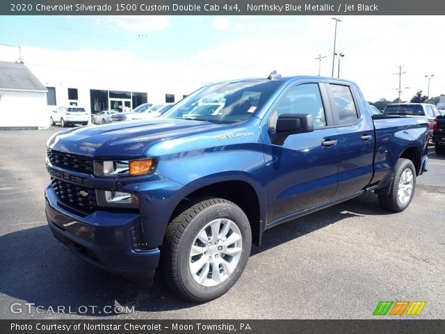 2020 Chevrolet Silverado 1500 Custom Double Cab 4x4 in Northsky Blue Metallic