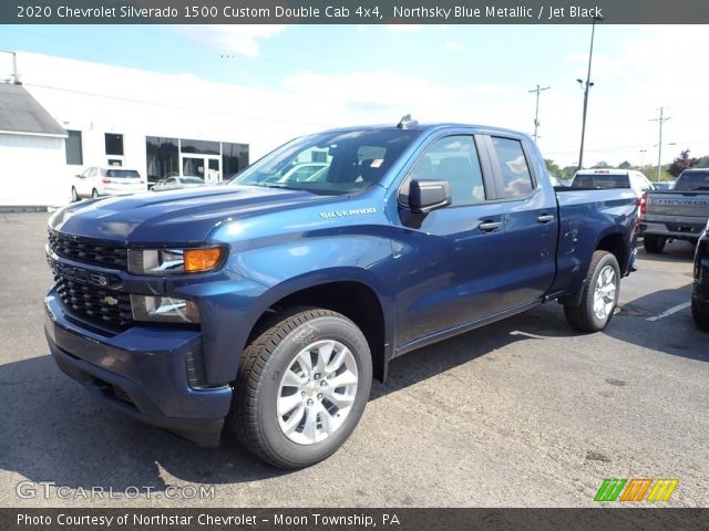 2020 Chevrolet Silverado 1500 Custom Double Cab 4x4 in Northsky Blue Metallic