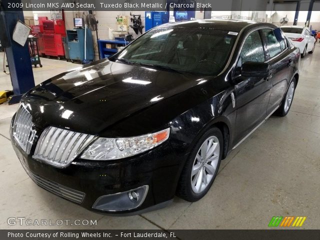 2009 Lincoln MKS AWD Sedan in Tuxedo Black Metallic