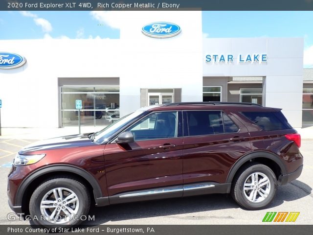 2020 Ford Explorer XLT 4WD in Rich Copper Metallic
