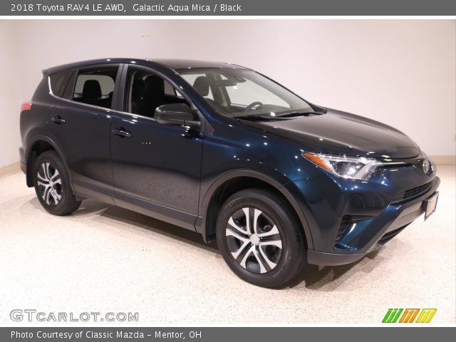 2018 Toyota RAV4 LE AWD in Galactic Aqua Mica