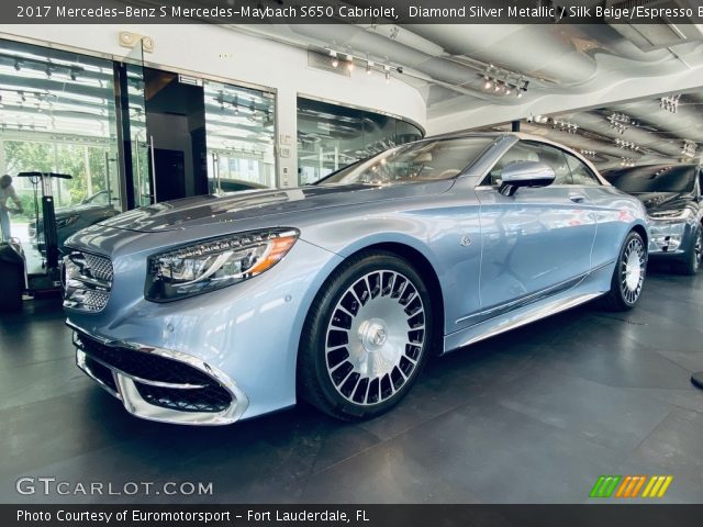 2017 Mercedes-Benz S Mercedes-Maybach S650 Cabriolet in Diamond Silver Metallic