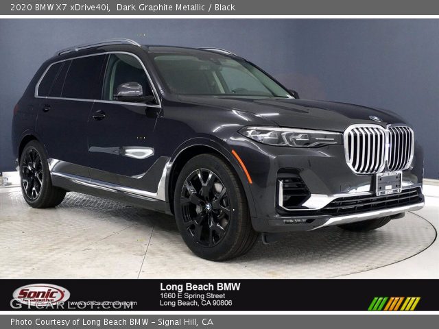 2020 BMW X7 xDrive40i in Dark Graphite Metallic