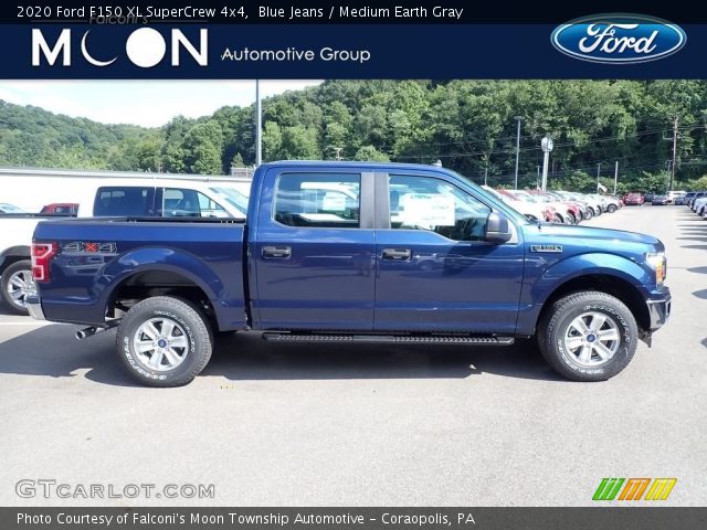 2020 Ford F150 XL SuperCrew 4x4 in Blue Jeans