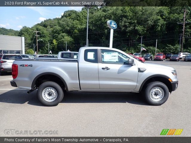 2020 Ford Ranger XL SuperCab 4x4 in Iconic Silver