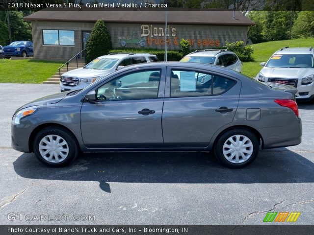 2018 Nissan Versa S Plus in Gun Metal Metallic
