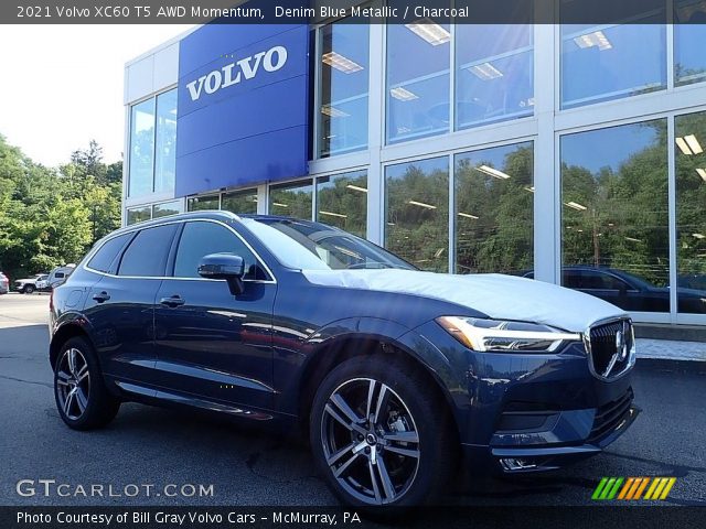 2021 Volvo XC60 T5 AWD Momentum in Denim Blue Metallic