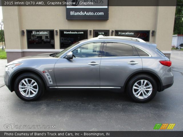 2015 Infiniti QX70 AWD in Graphite Shadow