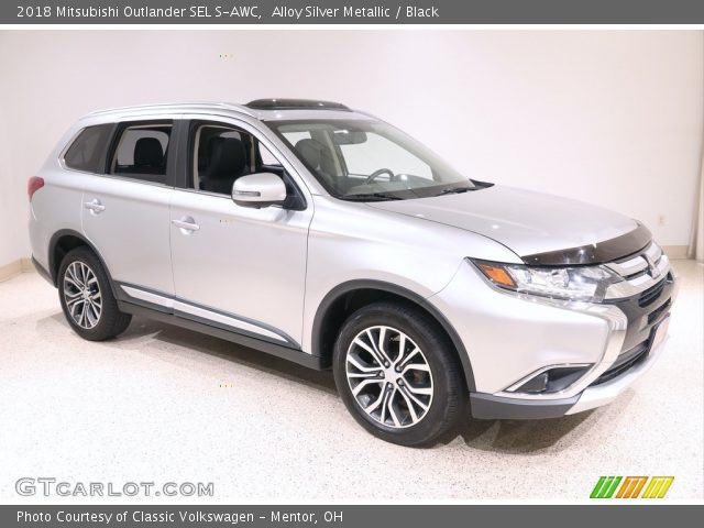 2018 Mitsubishi Outlander SEL S-AWC in Alloy Silver Metallic