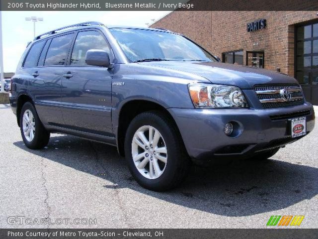 2006 Toyota Highlander Hybrid in Bluestone Metallic
