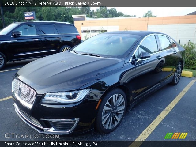 2018 Lincoln MKZ Reserve AWD in Black Velvet