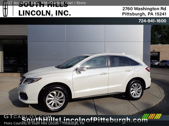 2017 Acura RDX AWD in White Diamond Pearl