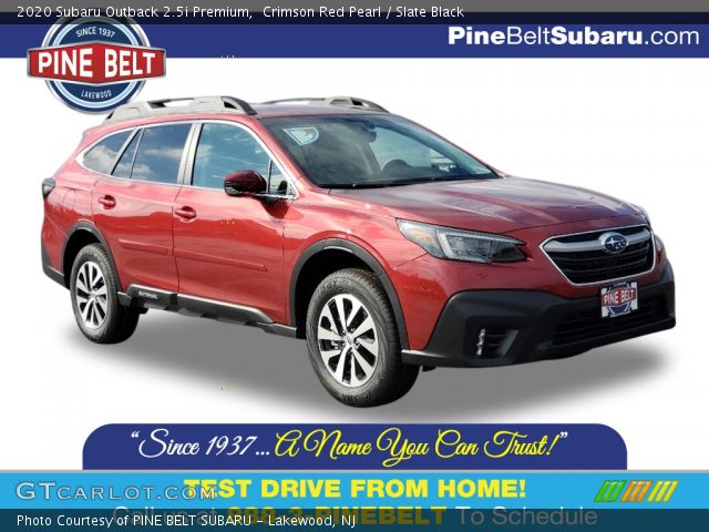 2020 Subaru Outback 2.5i Premium in Crimson Red Pearl